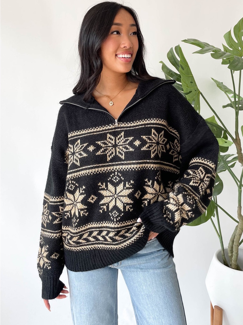 Grey Bandit Fair Isle Sweater